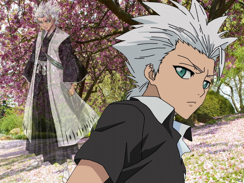 th, 720P, captain, blossom, anime, division, beautiful, art, toshiro, 10th division, boy, hitsugaya, hd, bleach