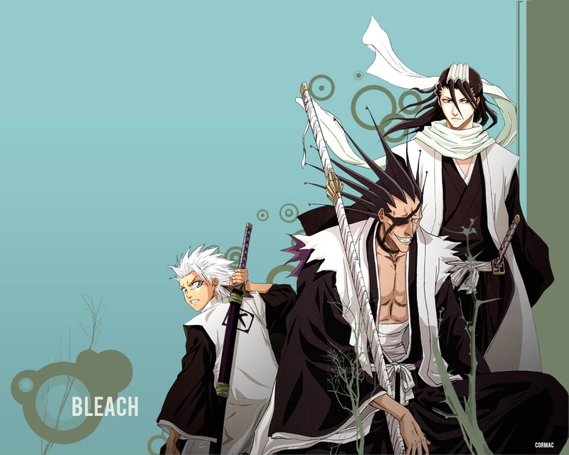 hd, toshiro, hitsugaya, kenpachi, x, 720P, bleach, byakuya, zaraki, Zaraki Kenpachi, kuchiki, anime, art