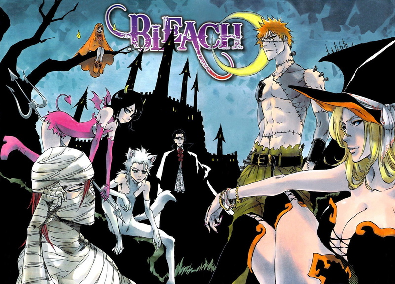 kuchiki, renji, bleach, rukia, orihime, ichigo, inoue, matsumoto, rangiku, 1080P, uryuu, hitsugaya, ishida, abarai, kurosaki, halloween, toshiro