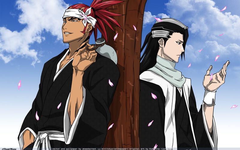 Byakuya Kuchiki, Bleach, 1080P, Renji Abarai