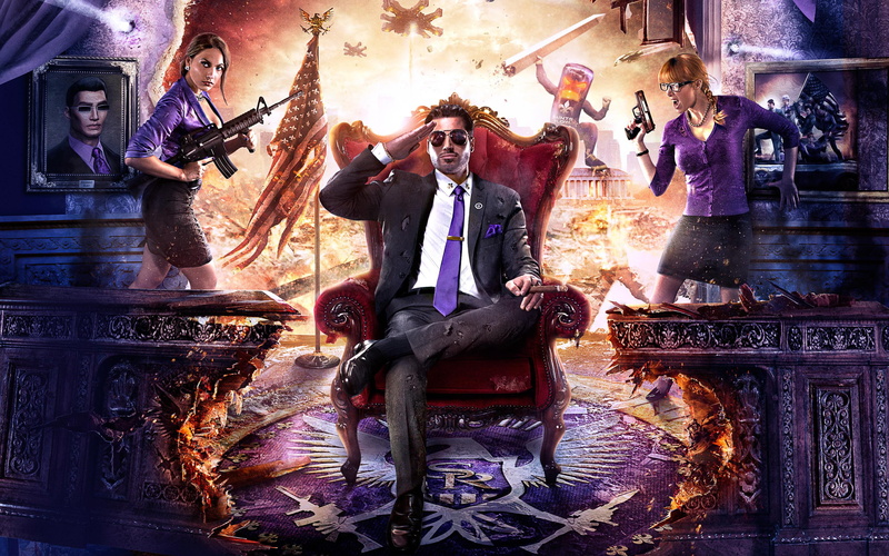 men, iv, black, s, 2K, saints, row, suit, artwork