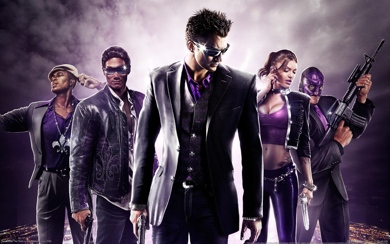 weapons, action, 2K, row, men, adventure video, a girl, the third, saints