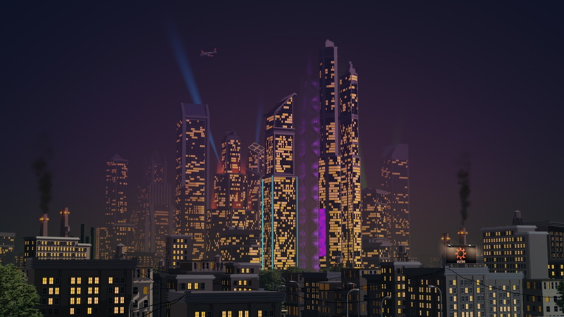nature, tower, office building exterior, modern, no people, sky, built structure, saints row iv, skyscraper, illuminated, 1080P, urban skyline, outdoors
