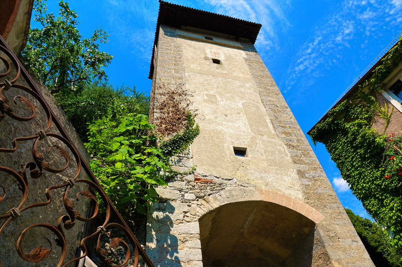tower, panorama, stairs, building exterior, south tyrol, sissi, window, plant, outdoors, landscape, history, architecture, travel, wall, meran, building