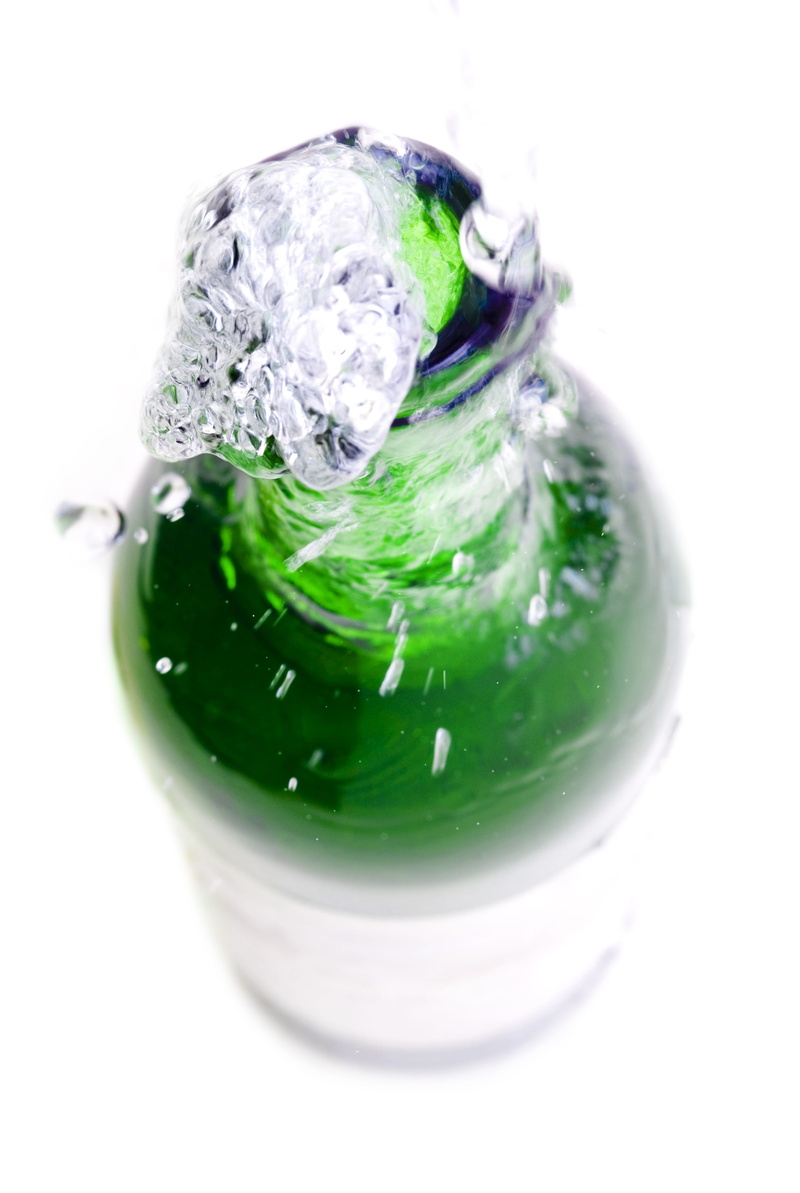 white background, clean, purity, fresh, cold, close-up, cool, beverage, cut out, healthcare, natural, energy, aqua, no people, clear, white, full, reflection