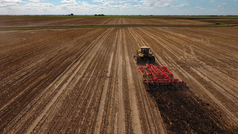land vehicle, 4K, working, fieldwork, tractor, harvesting, crop, environment, mode of transportation, land, machinery, rural scene, agriculture, outdoors