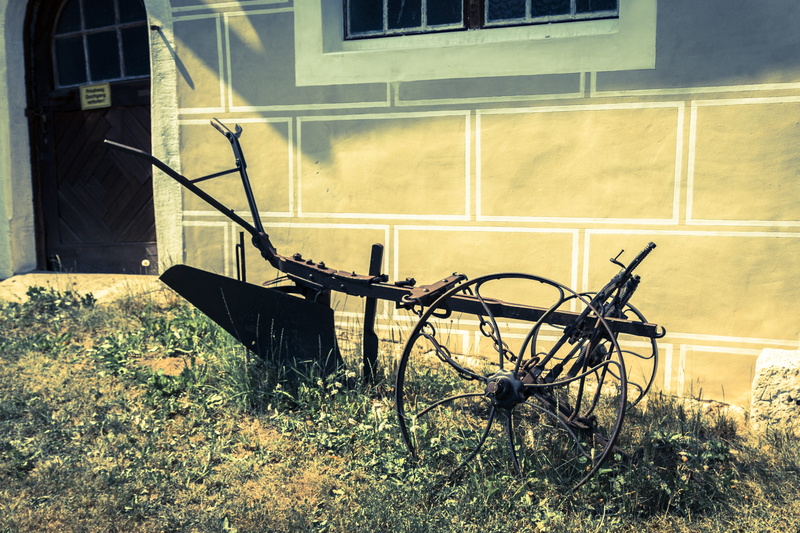 nature, plow, transportation, mode of transportation, 5K, built structure, building, antique, wall - building feature, ploughing, past, arable, tillage equipment