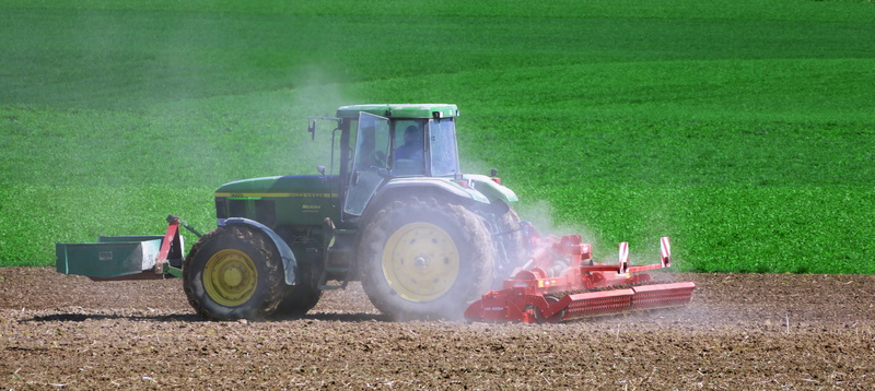 land, john, farm, dusty, machinery, day, bauer, field, earth, grass, spring, mode of transportation, agricultural machinery, arable, rural scene, land vehicle