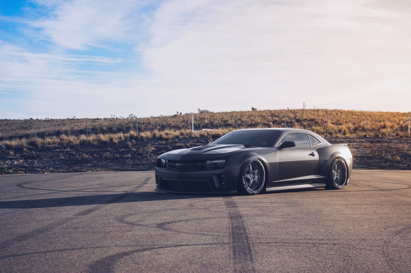 Wheels, Sunset, VIP, Chevrolet, Black, Camaro, Modular, 1080P, VR15