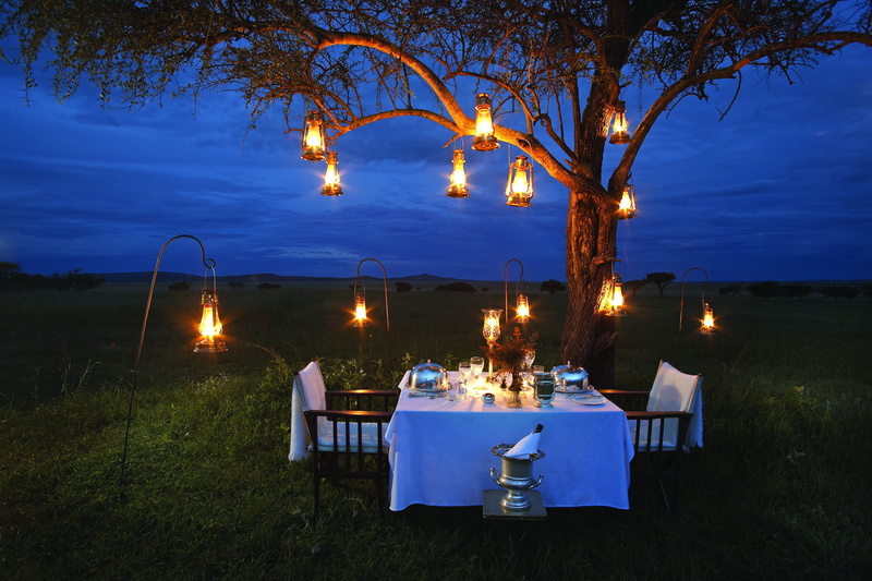 no people, table, seat, 4K, absence, tree, light, chair, setting, plant, landscape, outdoors, electricity, grass, blue, dusk, illuminated, lamp, sky, night