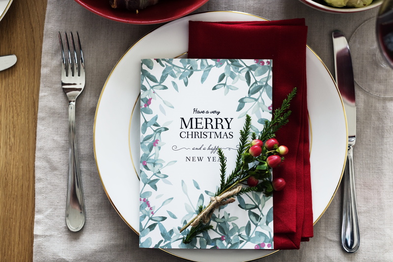 white, indoors, silverware, wellbeing, meal, fork, no people, vegetable, top, message, directly above, yuletide, table, kitchen utensil, plate, healthy eating