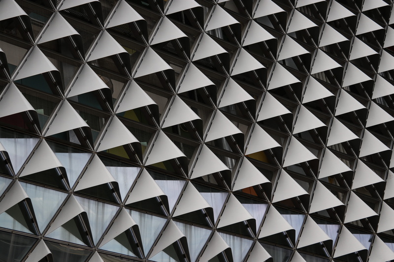 triangle shape, windows, architectural feature, steel, backgrounds, design, architecture and art, metal, no people, illustration, d, architecture, filling the frame