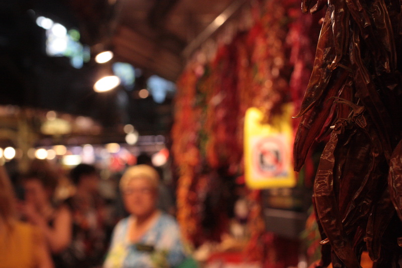 ramblas, espana, group of people, travel, chinese lantern, barcelona, travel destinations, mercado de la boqueria, red, retail, market, illuminated, lighting equipment