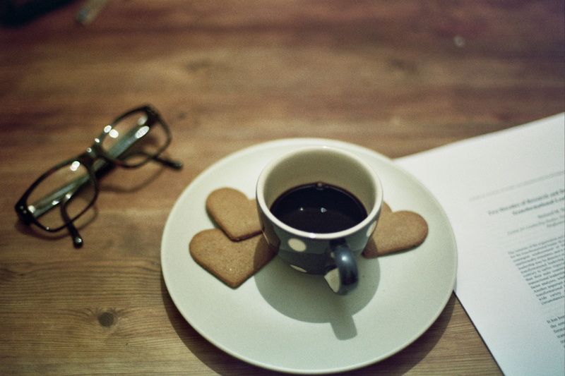 coffee shop, white, saucer, 2K, filled, no people, dot, food and drink, table, dessert, document, spoon, eyeglasses, near, cafe, glasses, eating utensil