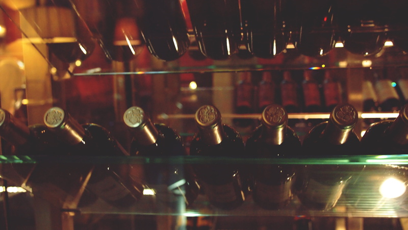 photography, container, bottles, rack, shelf, alcohol, glass, bar counter, side by side, cellar, household equipment, drinking glass, wine, 2K, glass - material