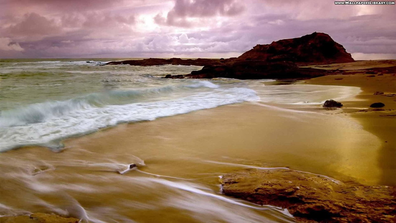 rocks, nature and landscapes, water, sand, 1080P, shore, salty