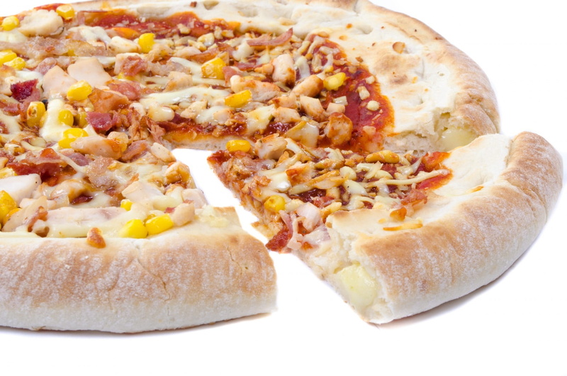 delicious, slice, calories, bake, close-up, snack, baked, still life, meal, temptation, Pizza, cheese, kitchen, high angle view, white Background, breakfast