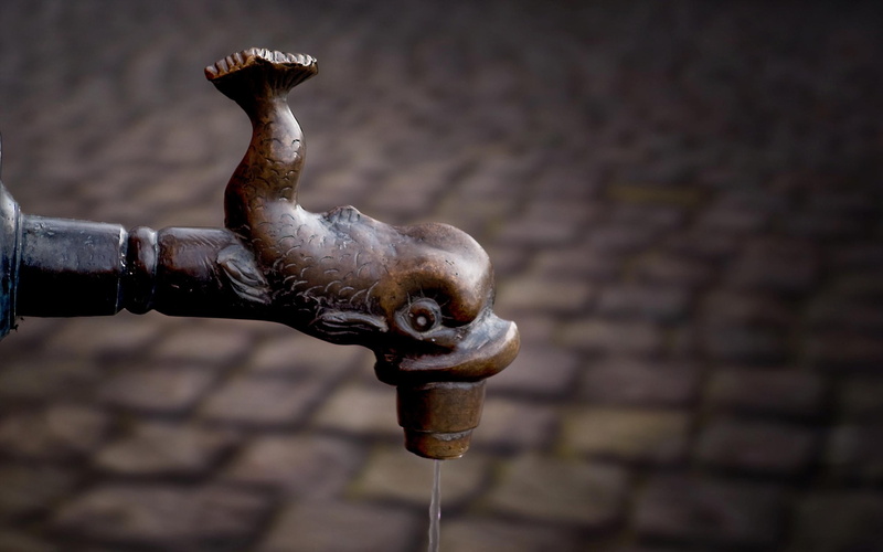 2K, faucet, 2560x1600, brown, steel, photography