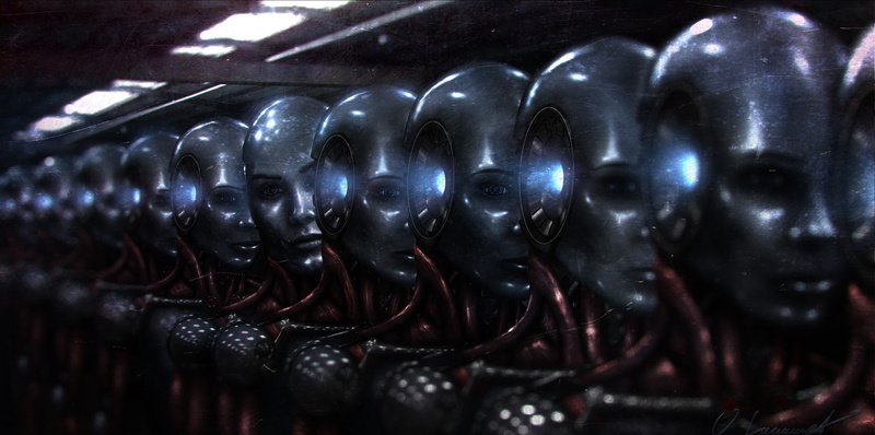 metal, black, frame, abundance, artwork, reflection, large group of objects, indoors, 5K, close-up, shiny, repetition, focus on foreground, black color