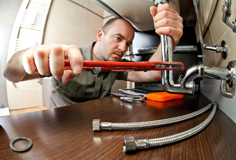 wrench, plumber, 4K, repair, pipe