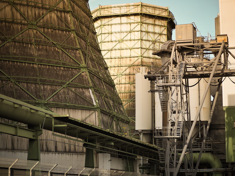 metal industry, hot water boiler, stadtwerke, day, old, district heating, 4K, power supply, boiler, technology, clear sky, water, Water Boiler, connection
