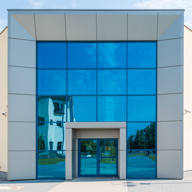 glass, library, no people, window, modern, building and construction, building, transparent, office buildings, glass - material, built structure, mirror
