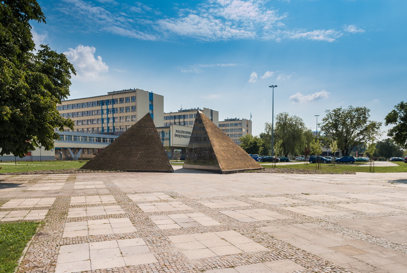 architecture, no people, city, tourism, kielce, travel, cloud - sky, 2K, building and construction, tree, ancient civilization, day, school, travel destinations