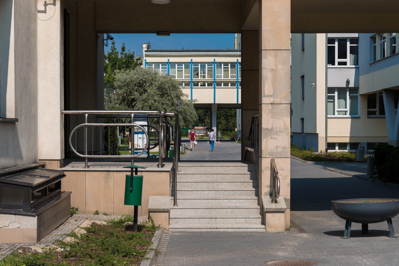 plant, building and construction, residential district, city, no people, school, street, outdoors, polytechnic university which, the university, day, office buildings