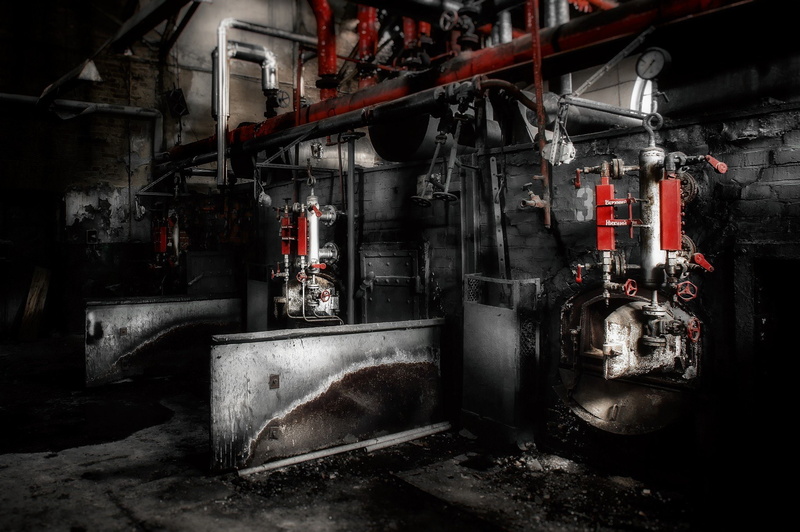 metal, business, abandoned, garage, industry, boiler, old, architecture, 1080P, no people, day, technology, art, px, messy, room, machinery, deterioration