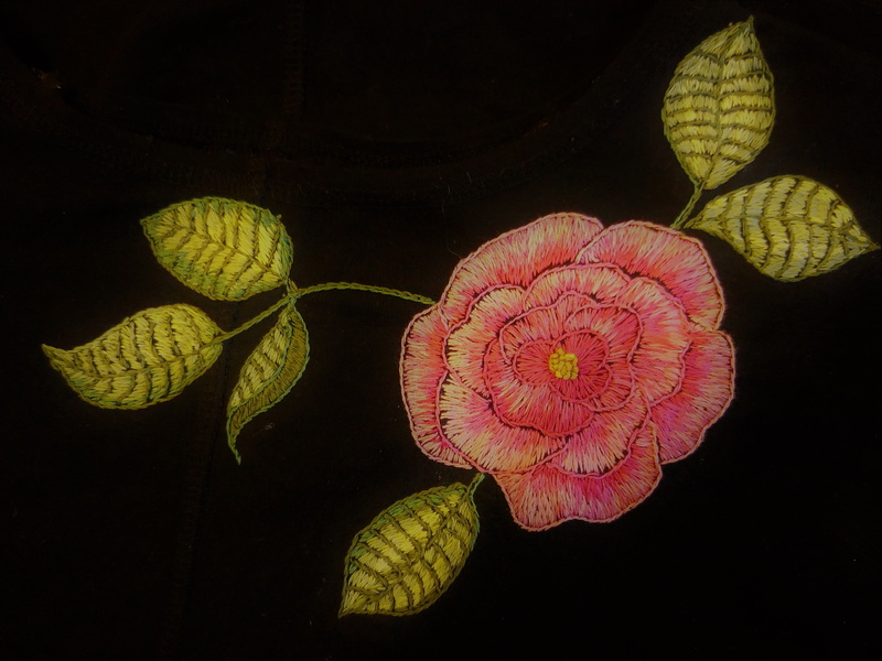 growth, plant, freshness, stitching, 4K, studio shot, no people, black background, outdoors, yellow, leaf, healthy eating, embroidery, leaves, plant part