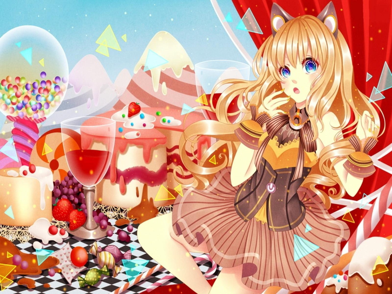 seeu, time, 720P, blue-eyes, vocaloid, kitty-ears, sweety, pretty-girl