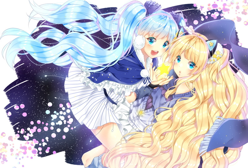 Hatsune Miku, SeeU (Vocaloid), Anime, 1080P, Vocaloid