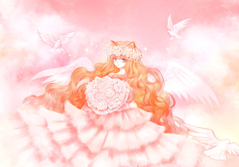 Bird, Vocaloid, SeeU (Vocaloid), 1080P, Anime