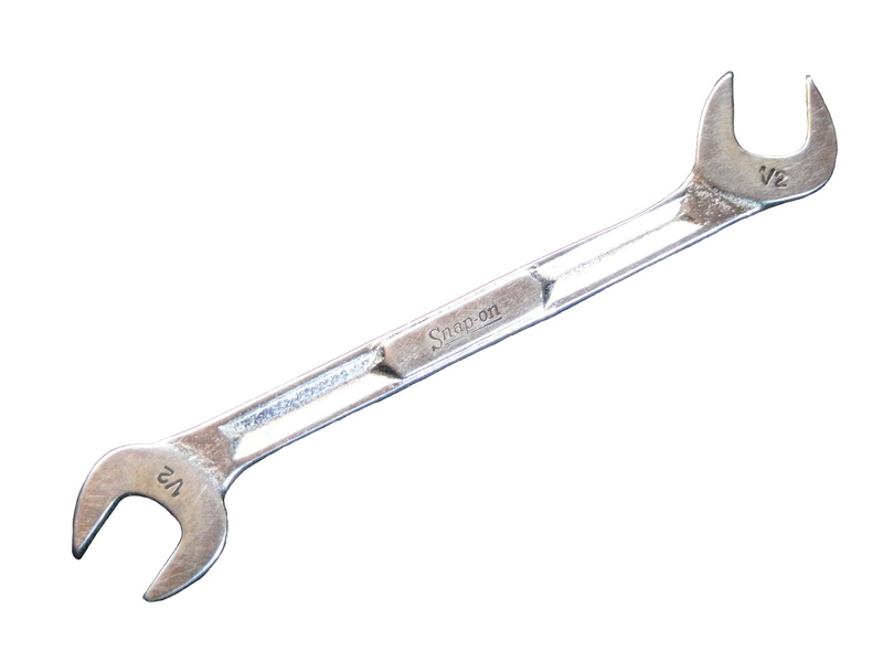 offset wrench, Mechanic, mechanical, steel, Tool, metal, weapon, studio shot, copy space, handle, indoors, Offset, white background, close-up, single object