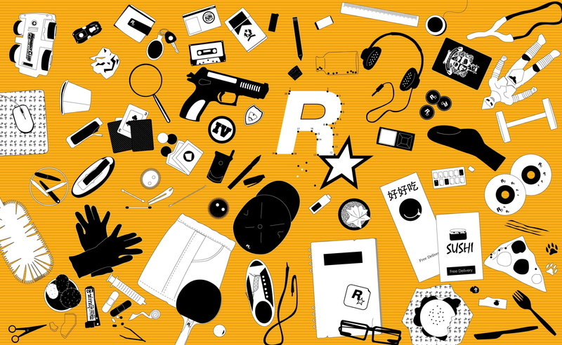 Games, large group of objects, abundance, logo, variation, high angle view, camera - photographic equipment, no people, white background, creativity, studio shot