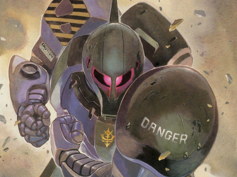 720P, gundam, zaku