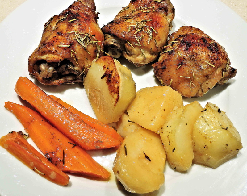 gourmet, vegetables, prepared potato, meal, serving size, indoors, vegetable, roasted, wellbeing, high angle view, healthy eating, crockery, close-up, meat