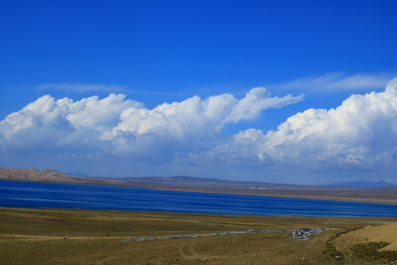 landscape, non-urban scene, nature, lake, the scenery, beauty in nature, china, environment, no people, sand, sea, qinghai, views, blue, tranquil scene