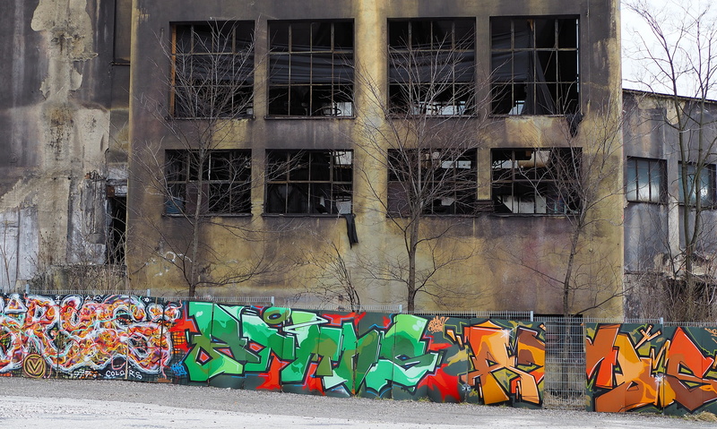 day, built structure, art and craft, ostrava, wall, graffiti, building exterior, 4K, building, factory, please dont area of vitkovice, no people, residential district