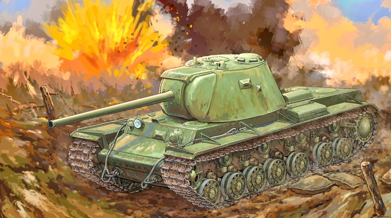 family " KV", 1080P, KV-3, tank, The red army, experienced, Object 223, heavy