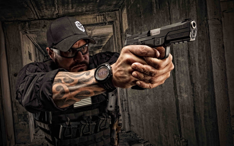self-loading 9mm pistol, Ruger American Pistol, semi-automatic pistol, Sturm Ruger and Co, 4K, Ruger