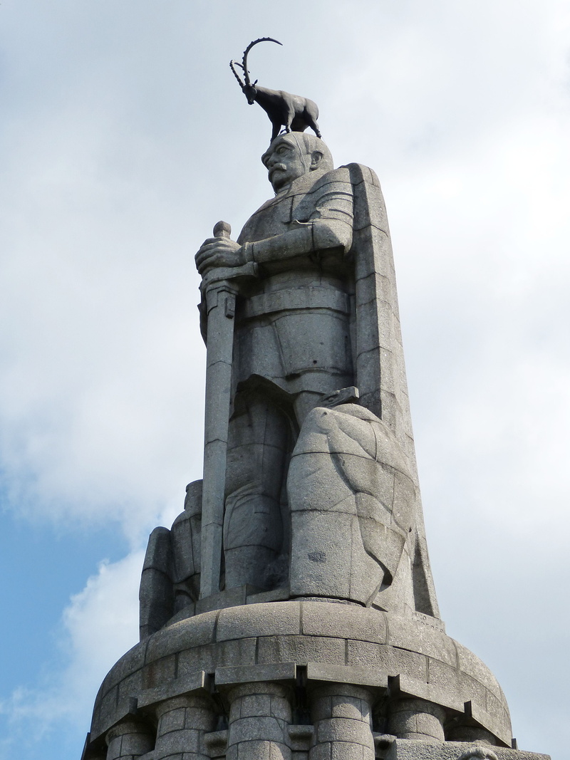 travel destinations, outdoors, craft, travel, memorial, statue, no people, day, architecture, representation, creativity, sky, nature, bismarck, 4K, chancellor