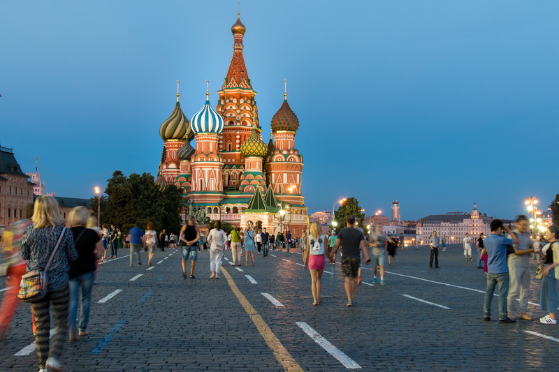 tourism, soviet union, photography, moscow, cathedral, seat of government, artwork, basil, architecture, street, crowd, sky, red square, museum, truss