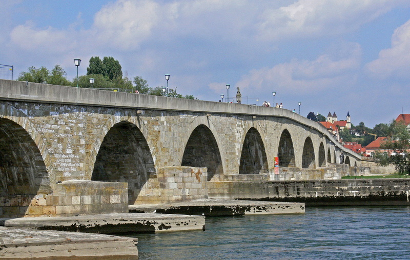 river, water, arch bridge, lower bayer, bridge - man made structure, brick, city, architecture, travel destinations, seat of government, 2K, places of interest