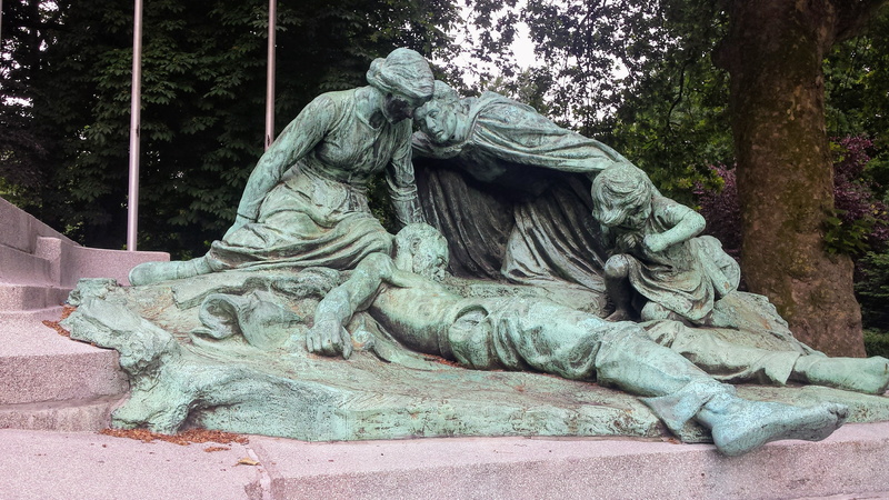 plant, famous Place, military, human representation, commemoration, old, statue, day, no people, 4K, first world war, antwerp, craft, city park, carving - craft product