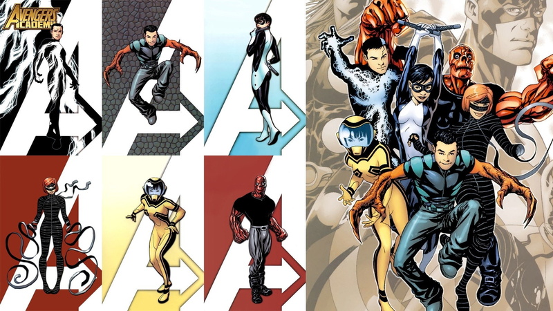 Comics, Avengers Academy, Fortress (Marvel), Veil (Marvel), Hazmat (Marvel), Reptil (Marvel), 1080P, Finesse (Marvel)