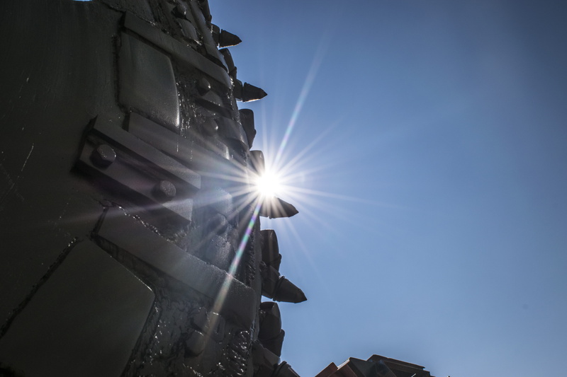 city, sky, sunbeam, no people, sun, clear sky, nature, copy space, history, flare, built structure, sunlight, azure sky, low angle view, lens flare, building exterior