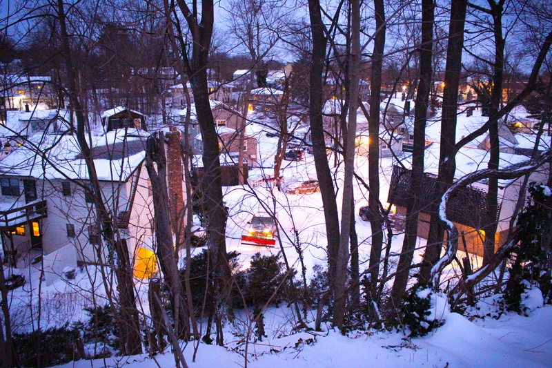 snowplow, town, building exterior, snow, day, outdoors, built structure, together, trunk, land, united states, huntington, architecture, evening, tree