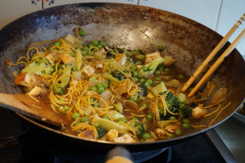 freshness, broccoli, still life, 4K, vegetables, stir-fry, kitchen, food, preparing food, pasta, kitchen utensil, italian food, pan, meat, ready-to-eat