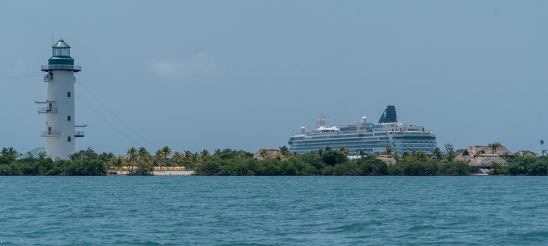 wanderlust, plant, built structure, harvest caye, sky, sea, building exterior, nature, city, lighthouse, panoramic, tree, architecture, water, transportation